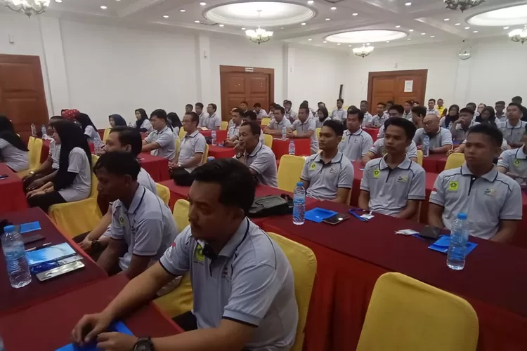 Dispora Kabupaten Bogor menggelar Bimtek Olahraga Tradisional Angkatan XIV&nbsp;2025 di Bale Arimbi, Kecamatan Megamendung, Kabupaten Bogor dari tanggal 16-20 Februari 2025. (Dispora)