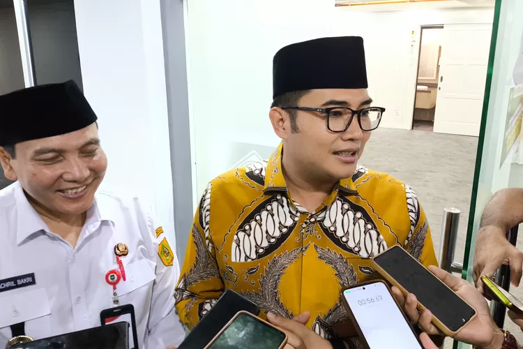 Ketua DPRD Kabupaten Bogor Sastra Winara titip pesan untuk Bupati Bogor Rudy Susmanto. (Panca)
