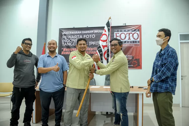 Dery Ridwansyah terpilih menjadi ketua PFI Tangerang lewat Musda ke-2 PFI Tangerang&nbsp;di Gedung Layanan Informasi Tangerang Selatan BSD Serpong, Tangerang Selatan, Sabtu, 22 Februari 2025. (PFI Tangerang)