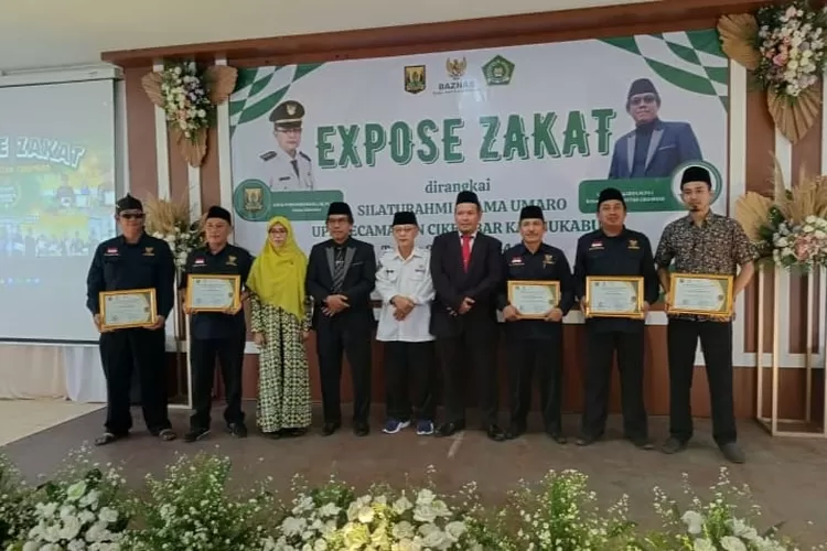 Dalam acara Ekspose Zakat Baznas se- Kabupaten Sukabumi, Pemerintah Desa Sukamulya berhasil meraih UPZ terbaik tahun 2025 (ist)