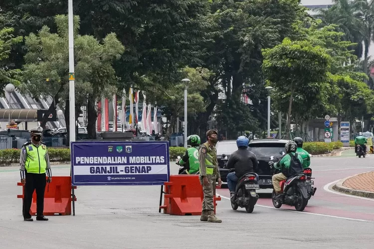 Kebijakan ganjil genap (gage) di Jakarta. (jawapos.com)