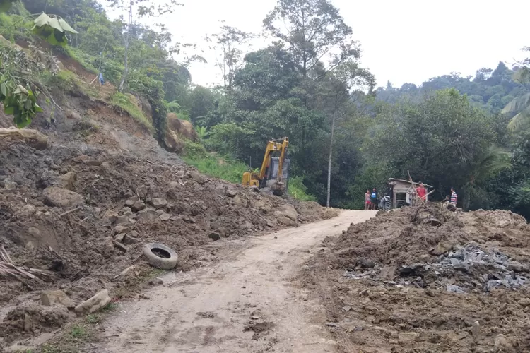 aktivitas galian C di Kampung Cengal, Desa Karacak, Kecamatan Leuwiliang, Kabupaten Bogor. (Ade)