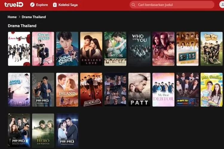 Salah satu link nonton legal dan gratis untuk pengganti dari platform streaming IDLIX yaitu TrueID. (TrueID)