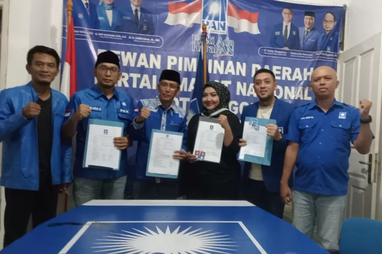 empat kader terbaik Partai Amanat Nasional (PAN) resmi mendaftar dan bakal berebut kursi ketua DPD PAN Kota Bogor lewat Musda (ist)
