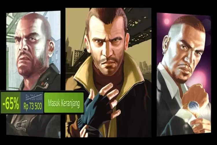 Salah satu Game genre Open World Rockstar Games yang diskon pada Steam Spring Sale 2025 yaitu GTA IV: The Complete Edition. (Rockstar Games)