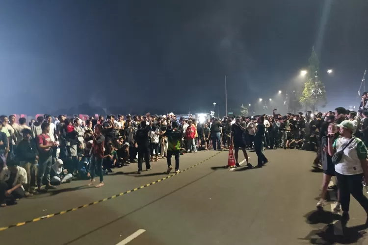 lomba balap lari di area Stadion Pakansari, Kecamatan Cibinong, Kabupaten Bogor, Jumat, 21 Maret 2025 malam. (Ist)