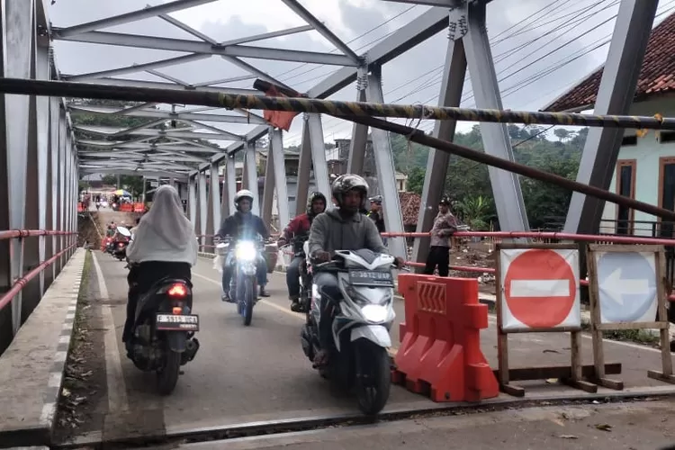 Setelah DPRD Kabupaten Sukabumi menyurati Kementerian PUPR, Jembatan Cidadap Simpenan bakal segera dibuka untuk pemudik (ist)