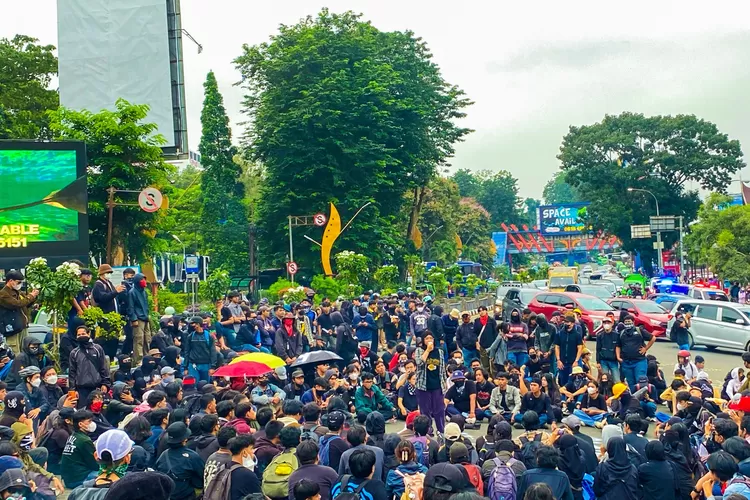 Ilustrasi Aksi Demo Tolak Revisi UU TNI. (Foto/Pemkot Bogor.)