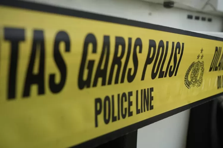 Ilustrasi garis polisi. (Arifin - Metropolitan)