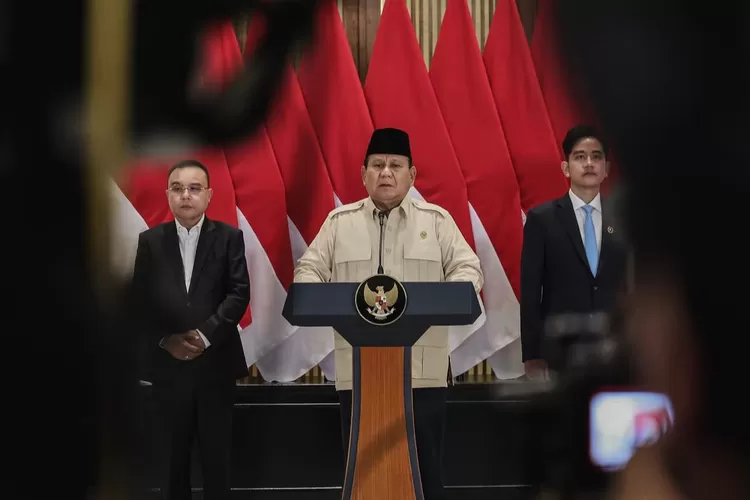 Presiden Prabowo Subianto saat berpidato. (Instagram/@prabowo)