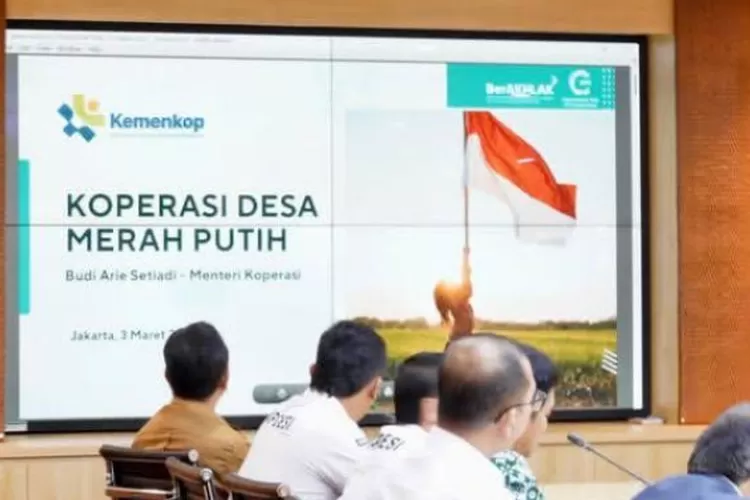 Ilustrasi koperasi merah putih  (Kemenkop )