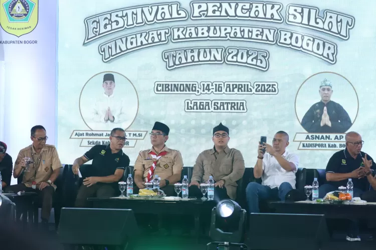 Pembukaan Festival Pencak Silat di Laga Satria, Cibinong, Kabupaten Bogor, Senin, 14 April 2025. (DPRD)