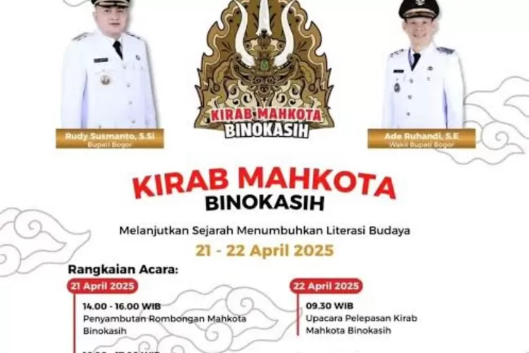 Rangkaian acara kirab Mahkota Binokasih di Kabupaten Bogor. (Pemkab Bogor)