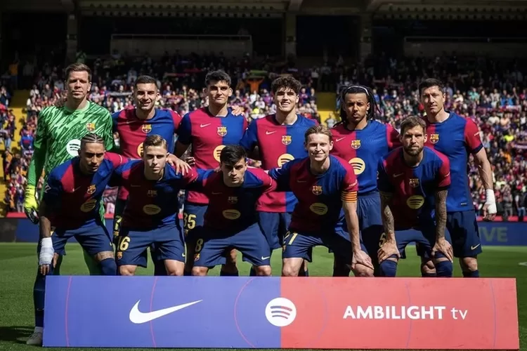 Menjelang hadapi Real Madrid di final Copa Del Rey, Barcelona harus kehilangan Robert Lewandowski yang alami cedera, Hansi Flick punya dua opsi penggantinya. (Instagram : fcbarcelona)