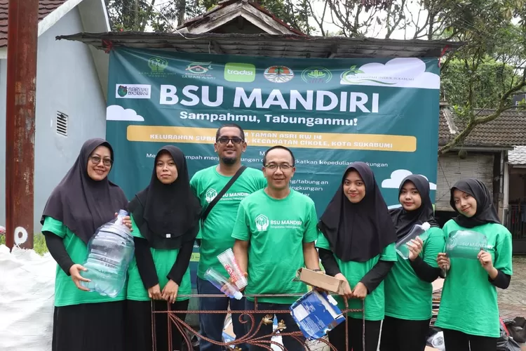 Bank Sampah BSU Mandiri Taman Asri Sukabumi menggaet 70 nasabah aktif dan mendorong kepedulian Lingkungan serta ekonomi warga (IST)