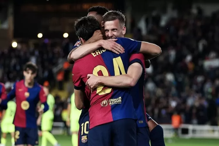 Barcelona berhasil menang tipis 1-0 atas Mallorca di lanjutan La Liga musim 2024-2025, sejumlah rekor pun berhasil dicatatkan. (Instagram : fcbarcelona)