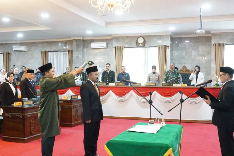 Melalui mekanisme PAW, Muhammad Rido Resmi Dilantik Gantikan Bayu Waluya di kursi DPRD Kota Sukabumi untuk Partai Hanura (IST)