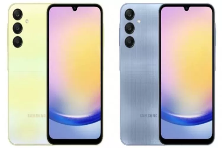 Salah satu pilihan Smartphone Samsung Galaxy A Series yang murah dan menawarkan spesifikasi mumpuni yaitu Samsung Galaxy A25 5G. (Samsung)