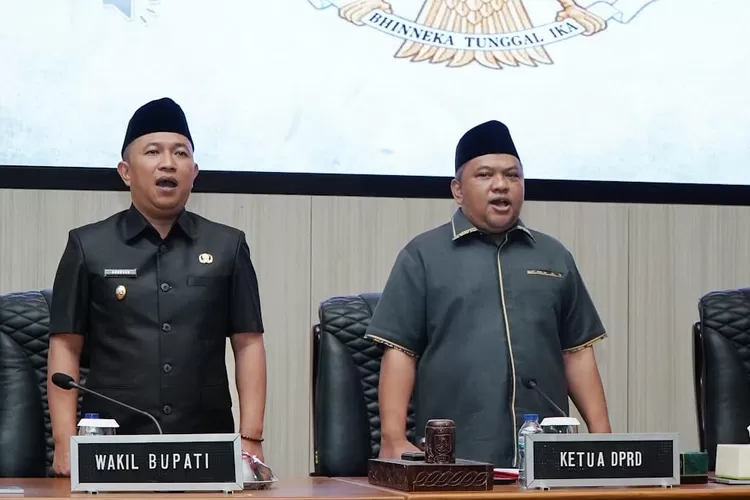 Rapat Paripurna ke-16 Tahun Sidang 2025 di DPRD Kabupaten Sukabumi,&nbsp;Jumat, 16 Mei 2025. (DPRD)