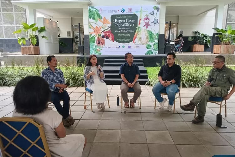 Talkshow&nbsp;Daulat Pangan Nusantara yang digelar IDSBA dan didukung Yayasan KEHATI di Kebun Raya Bogor, Sabtu, 17 Mei 2025. (Yayasan KEHATI)