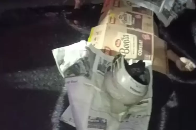 Kecelakaan maut kembali terjadi di Citeurerup, Kabupaten Bogor. Pengendara sepeda motor tewas usai gagal nyalip dan menabrak kendaraa lain (IST)