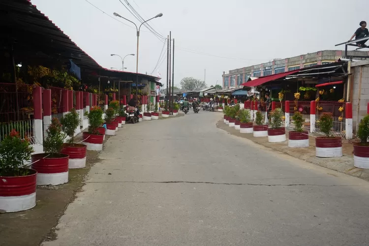 Area Pasar Citeureup, Kabupaten Bogor yang mulai ditata. (Diskominfo)