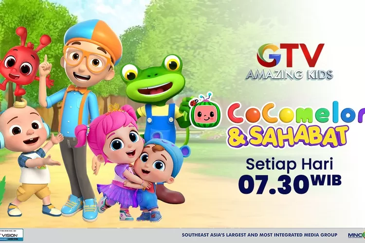 Sebelum memulai aktivitas, ayah bunda bisa ajak si kecil bermain sambil belajar bersama teman lucu di Cocomelon dan Sahabat GTV! (IST)
