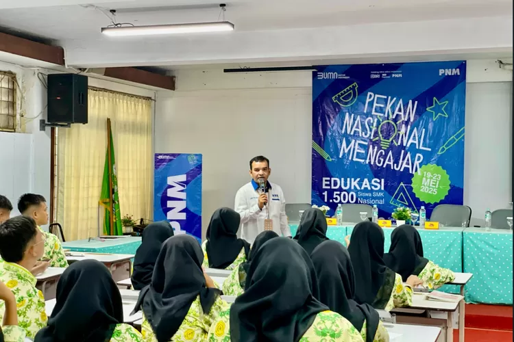 Program&nbsp;Pekan Nasional Mengajar yang digelar PT Permodalan Nasional Madani (PNM). (PNM)