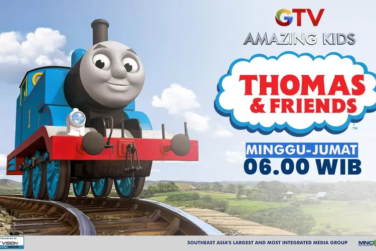 GTV Amazing Kids hadirkan tontonan petualangan seru bersama Thomas And Friends di Pulau Sodor. Saksikan tontonan seru yang nunggu Kamu! (GTV)