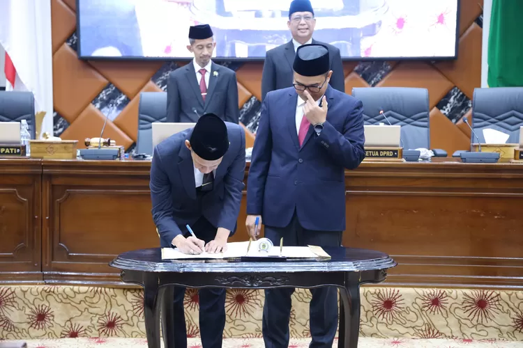 Rapat Paripurna di Ruang Rapat Soekarno - Hatta, Gedung DPRD Kabupaten Bogor, Cibinong, Kamis, 5 Juni 2025. (Diskominfo)