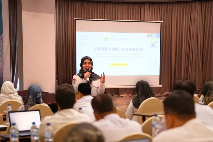 Kementerian Agama RI melalui Direktorat KSKK Madrasah mengenalkan inovasi berbasis AI demi percepat administrasi di madrasah (ist)