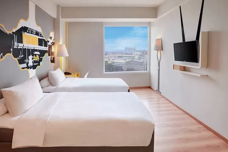 Salah satu Hotel untuk Staycation di Bandung dengan fasilitas lengkap dan harga terjangkau yaitu Kimaya Braga Bandung by Harris. (Google Maps)