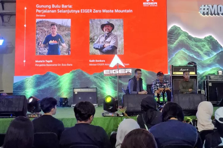 Indofest 2025, EIGER Kenalkan Zero Waste Mountain Bulu Baria. (Istimewa)