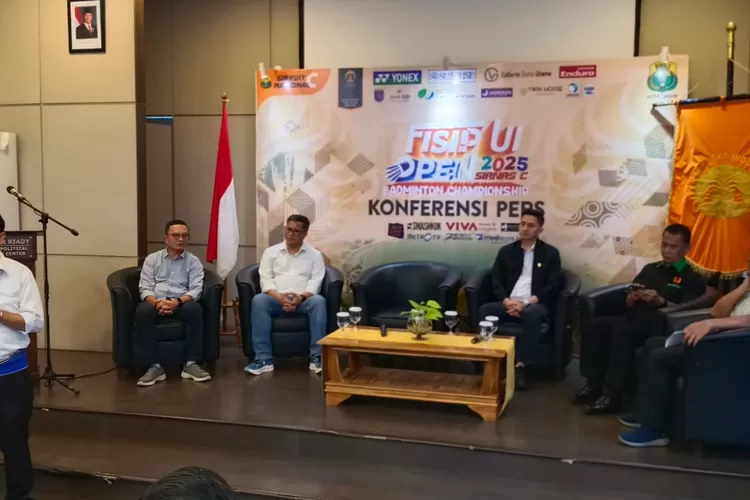 Konferensi pers terkait penyelenggaraan FISIP UI Open 2025. (Ali Metropolitan)