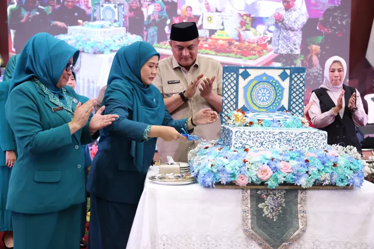 peringatan HKG PKK ke-53 tingkat Kabupaten Bogor di Gedung Tegar Beriman, Cibinong, Selasa, 24 Juni 2025. (Diskominfo)