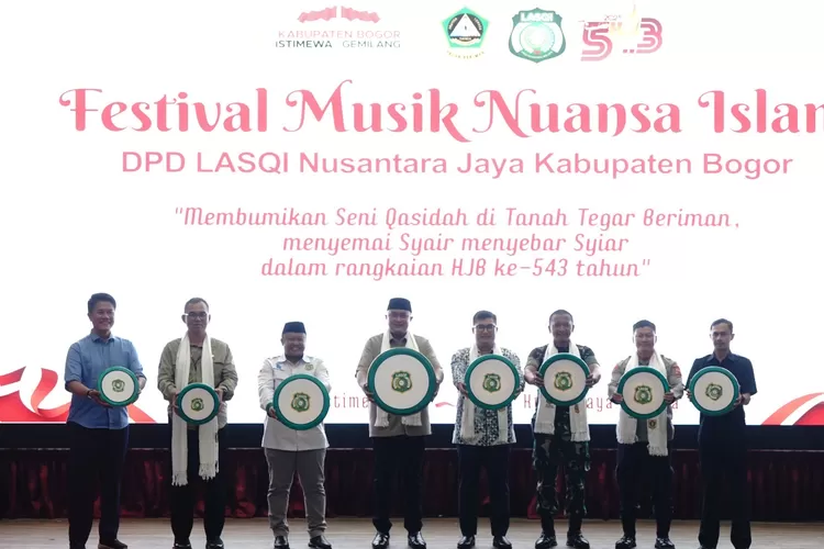 Pembukaan Festival Musik Nuansa Islam di Auditorium Sekretariat Daerah, Cibinong, Selasa, 24 Juni 2025. (Diskominfo)