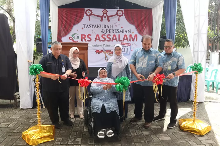 Peresmian&nbsp;RSIA Assalam menjadi rumah sakit umum di Nanggewer, Kecamatan Cibinong, Kabupaten Bogor, Selasa, 1 Juli 2025. (Fadli - Metropolitan)