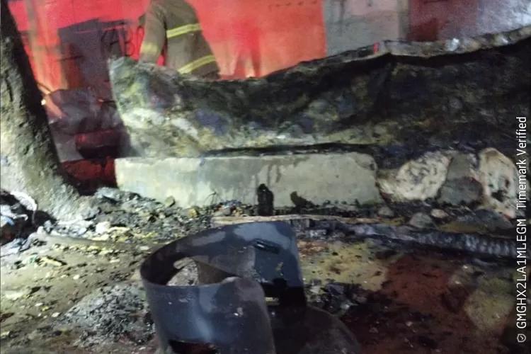 Kebakaran di Pasar Cibinong, Kabupaten Bogor, Rabu, 2 Juli 2025. (Damkar Kabupaten Bogor)