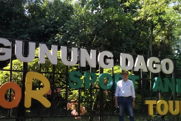 Wisata alam Gunung Dago di Kecamatan Parungpanjang, Kabupaten Bogor. (Nasir)