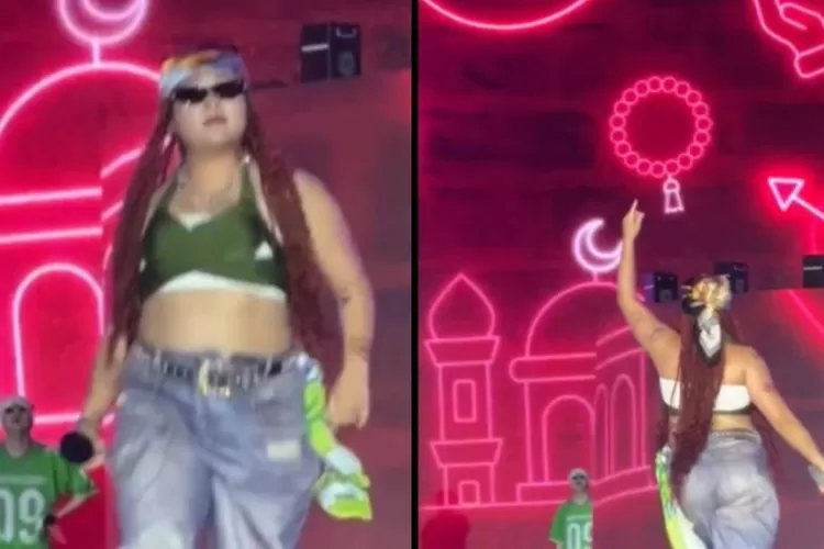 Lafaz Allah dan Gambar Masjid Jadi Latar Tarian Seksi di Waterbomb Korea.