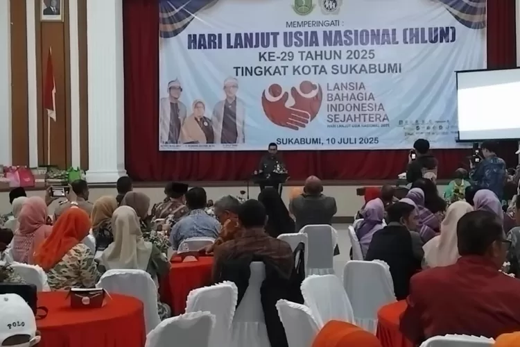 peringatan Hari Lanjut Usia Nasional (HLUN) tingkat Kota Sukabumi, Kamis, 10 Juli 2025. (Ist)