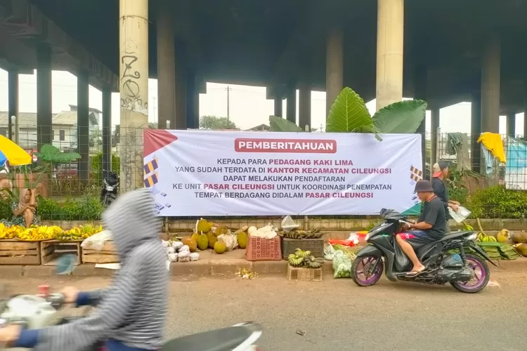 Perumda Pasar Tohaga akan melakukan penertiban PKL di Pasar Cileungsi dan Pasar Cisarua. (Ist)