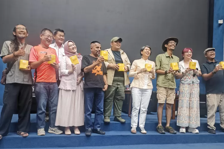 seminar peringatan 100 tahun Kopi Bah Sipit di Auditorium Perpustakaan Kota Bogor, Sabtu, 26 Juli 2025. (Opik)