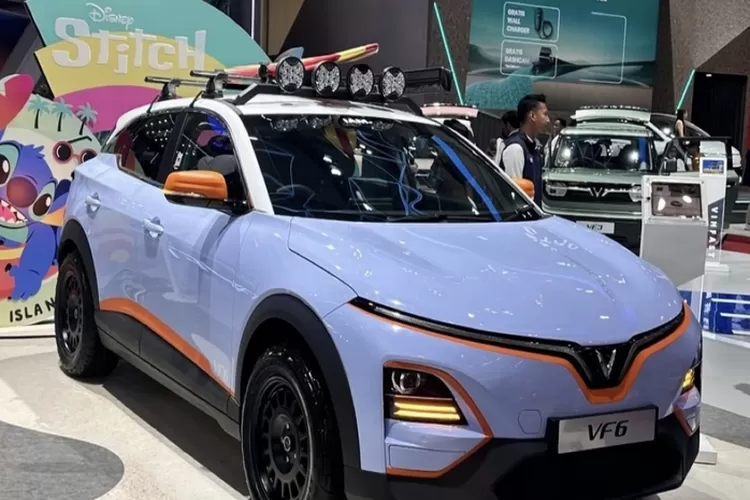 Potret salah satu mobil listrik kolaborasi VinFast dengan Disney. (Instagram : vinfast.indonesia)