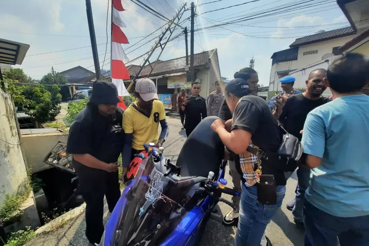 Polres Metro Depok mengamankan sejumlah matel atau debt collector. (Ist)