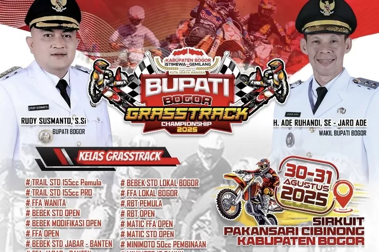 Bupati Bogor Grasstrack Championship 2025. (IMI Kabupaten Bogor)