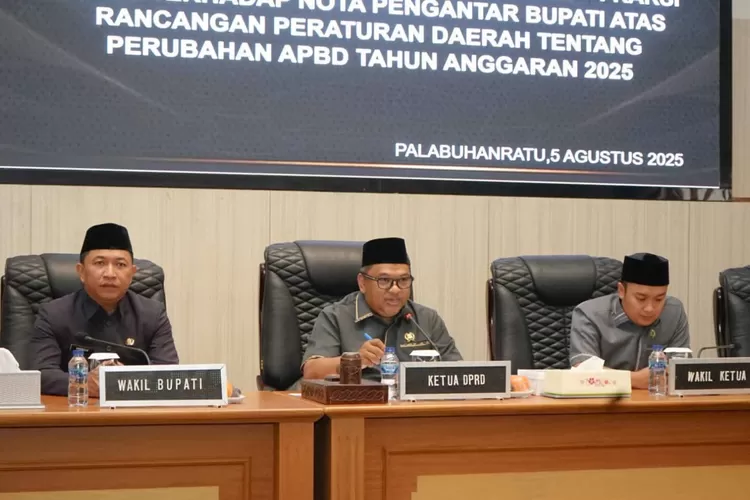 Rapat Paripurna DPRD Kabupaten Sukabumi, Selasa, 5 Agustus 2025. (Ist)