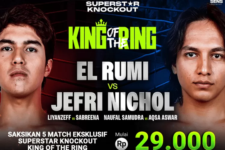 Duel panas antara dua publik figur papan atas, El Rumi vs Jefri Nichol, akan kembali tersaji di ajang Superstar Knockout Vol 3. (Video)