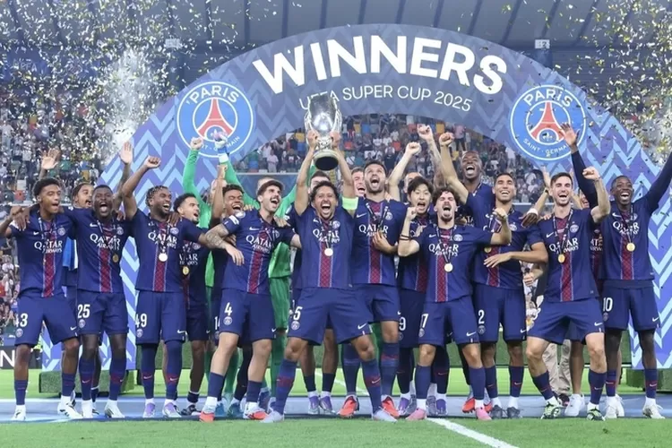 Simak selengkapnya mengenai 3 fakta menarik kemenangan PSG atas Tottenham Hotspur di final Piala Super Eropa. (Instagram : psg)