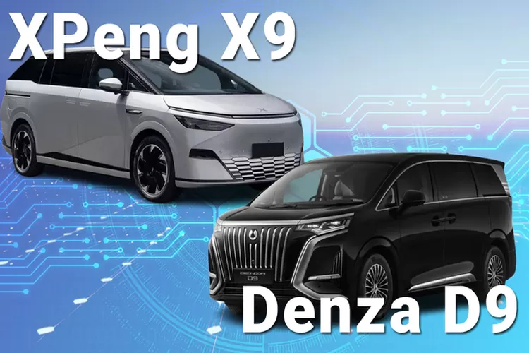 Simak selengkapnya mengenai perbandingan spesifikasi mobil listrik MPV BYD Denza D9 dan Xpeng X9. (Radar)